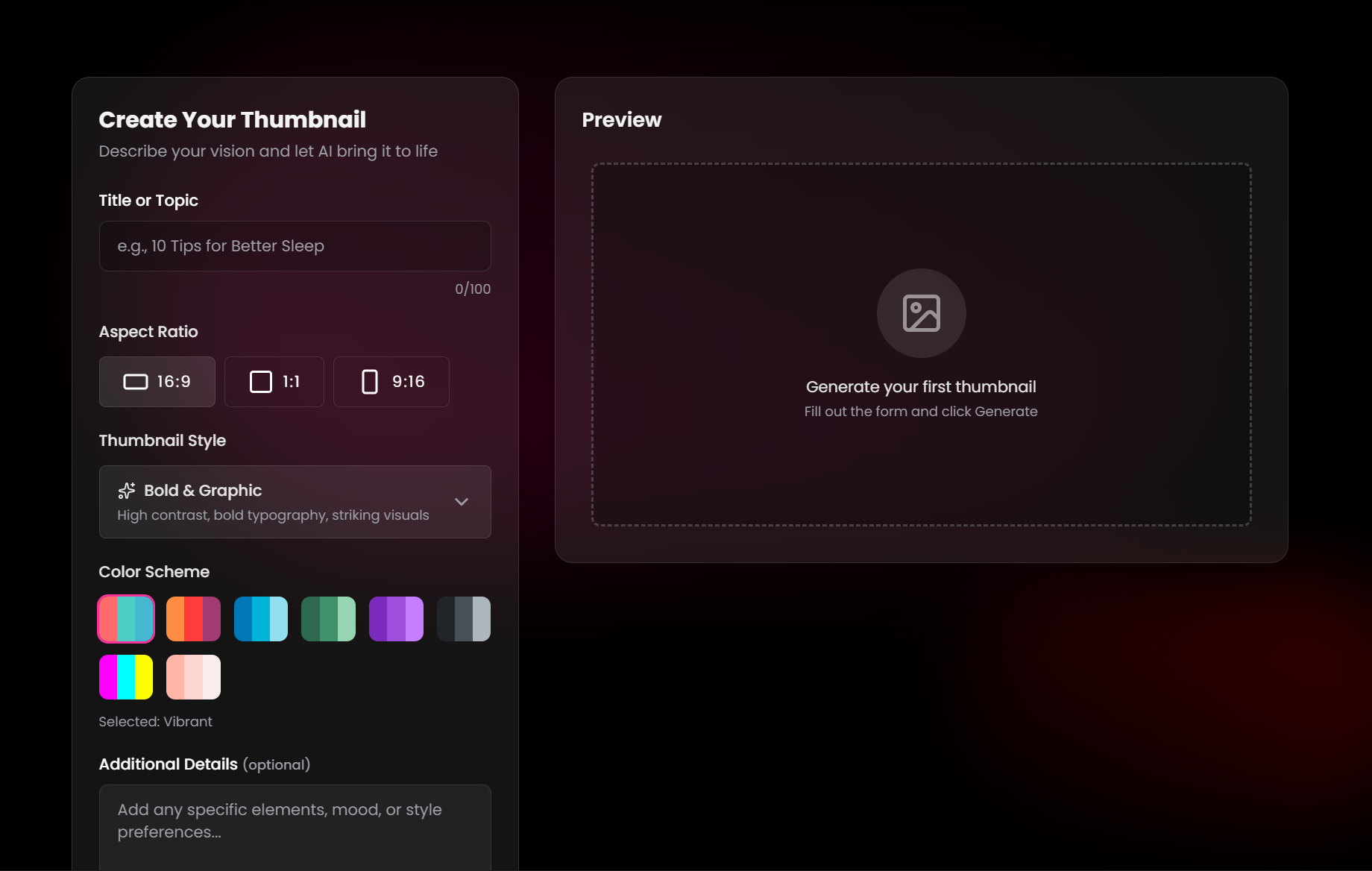 Thumbait - AI-Powered Thumbnail Generator